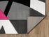 Abstract 3D Wave Lined Carved Modern Area Rug - Multicolor